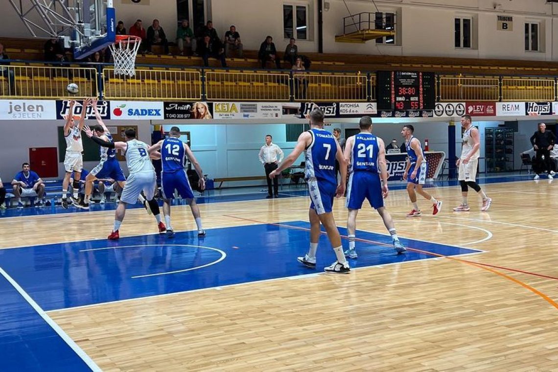 Hopsi Polzela - Šentjur 98:106 (17:24, 46:54, 75:76)