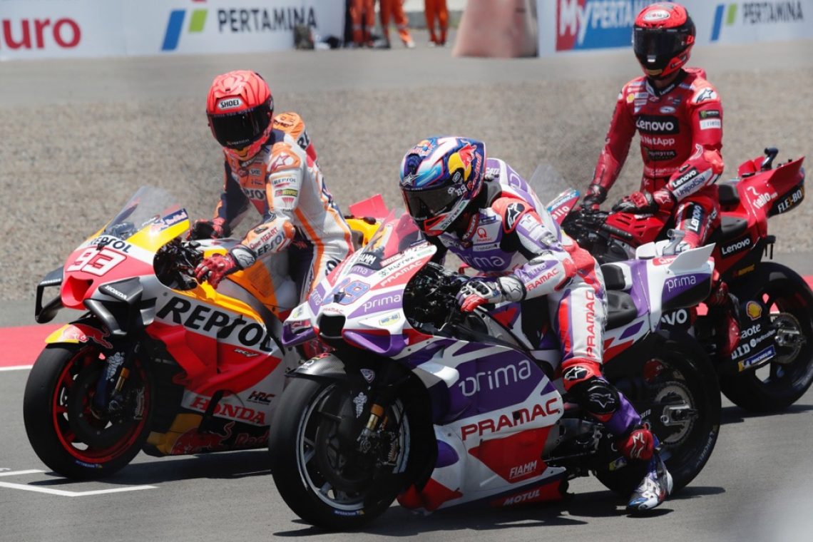  V Indoneziji odličen dan za Aprilio, Bagnaia izven deseterice
