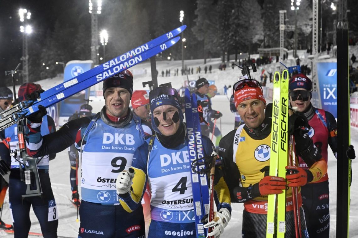 Biatlonec Samuelsson zmagal v Östersundu, Vidmar 18.