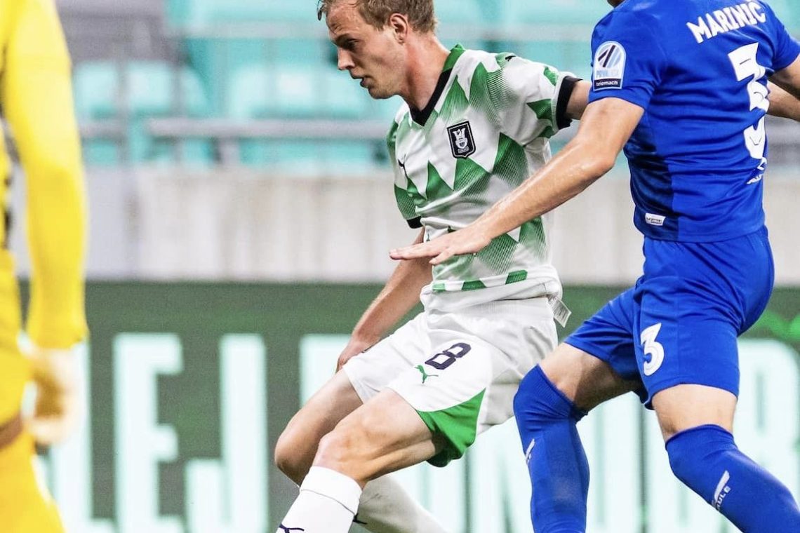 Nogometaši ljubljanske Olimpije so premagali Nafto 1903 z 2:0