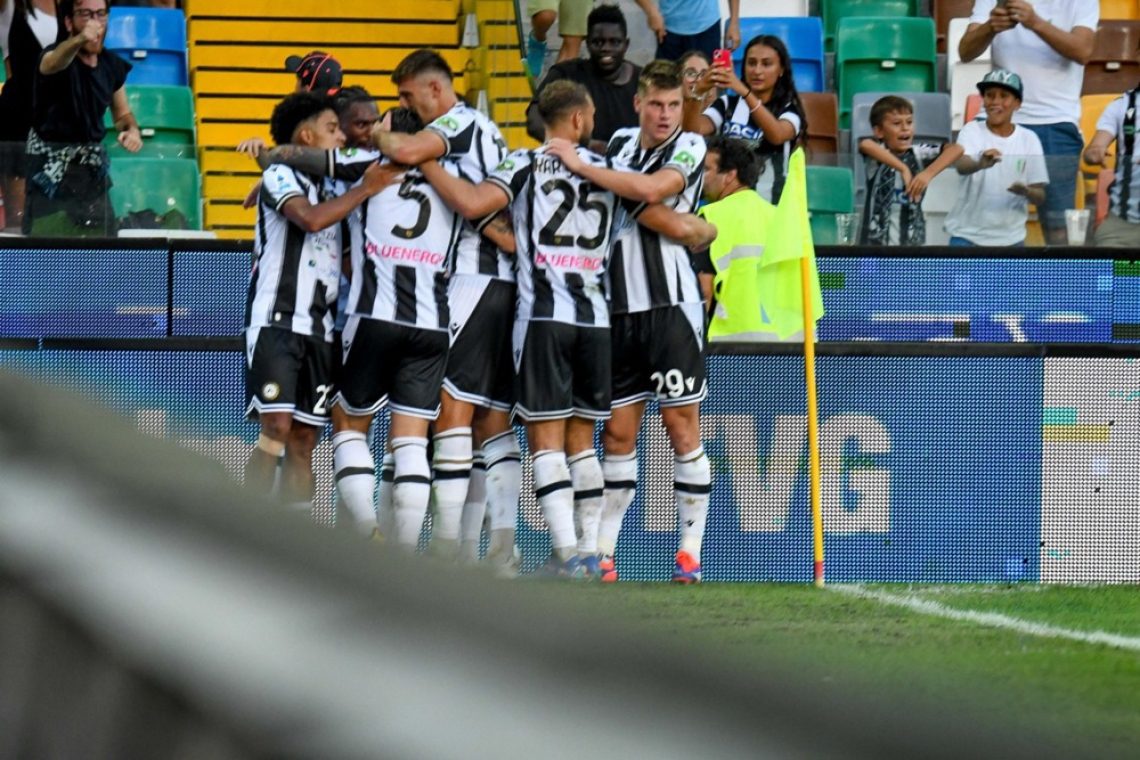 Udinese do zmage proti Laziu