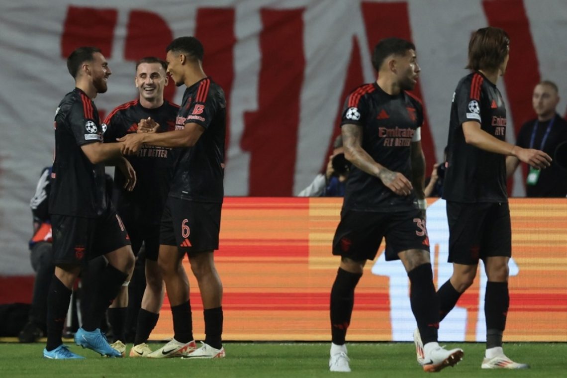 Benfica zmagala v Beogradu