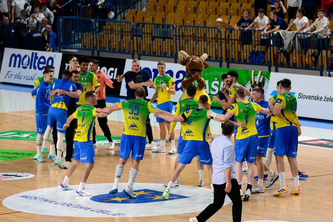 Rokometaši Celja Pivovarne Laško so premagali Gorenje Velenje z 29:27