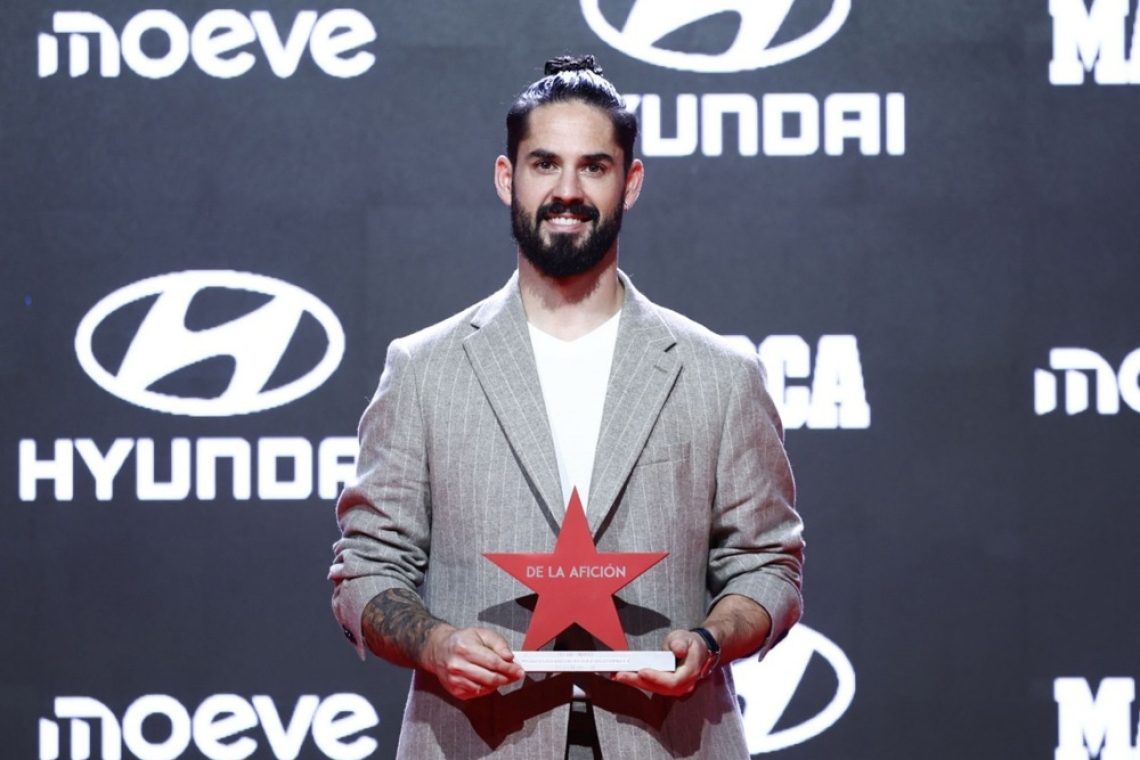 Isco prejel nagrado za najvrednejšega igralca po izboru navijačev