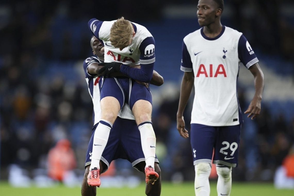 Tottenham še poglobil hudo krizo Manchester Cityja