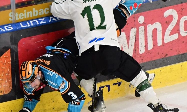 Hokejisti Olimpije Ljubljane so v Linzu izgubili z 1:8