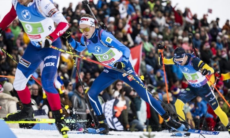 Norveškim biatloncem štafetna preizkušnja na SP, Slovenci 13.