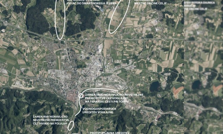 V Celju se začenjajo protipoplavne ureditve na vodotokih Dajnica, Koprivnica in Ločnica