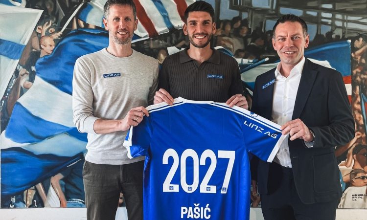 Alem Pasić ostaja pri FC Blau-Weiß Linz do leta 2027
