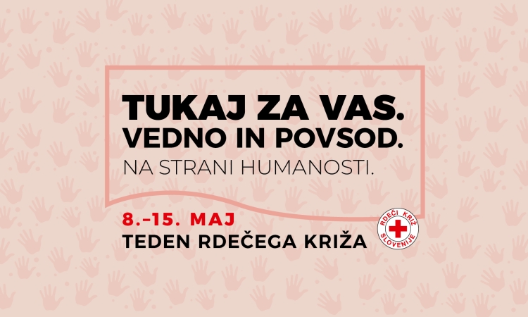 Maj v znamenju Rdečega križa in humanosti