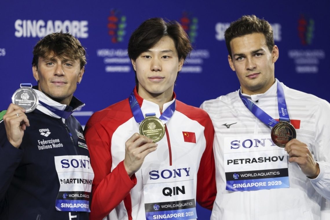Qin na 100 m prsno ugnal Martinenghija