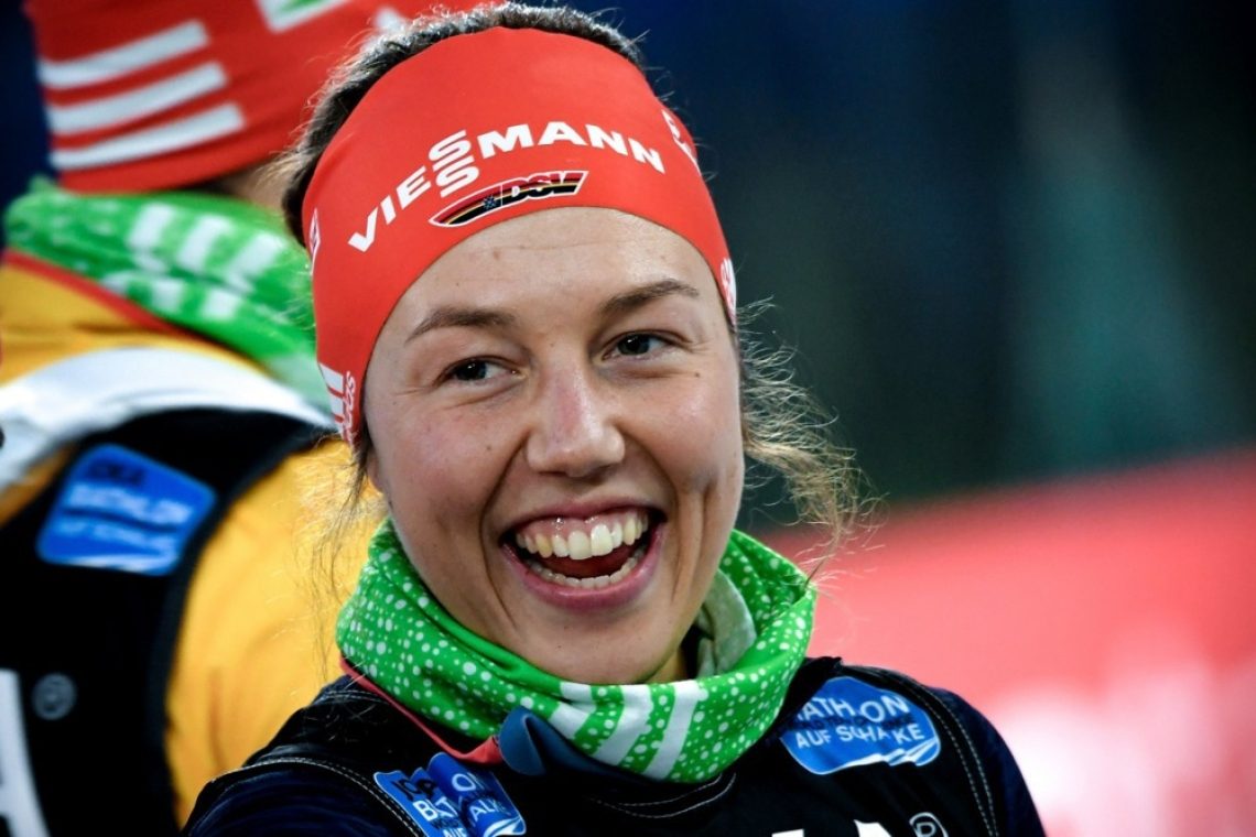 Huda plezalna nesreča biatlonke Laure Dahlmeier