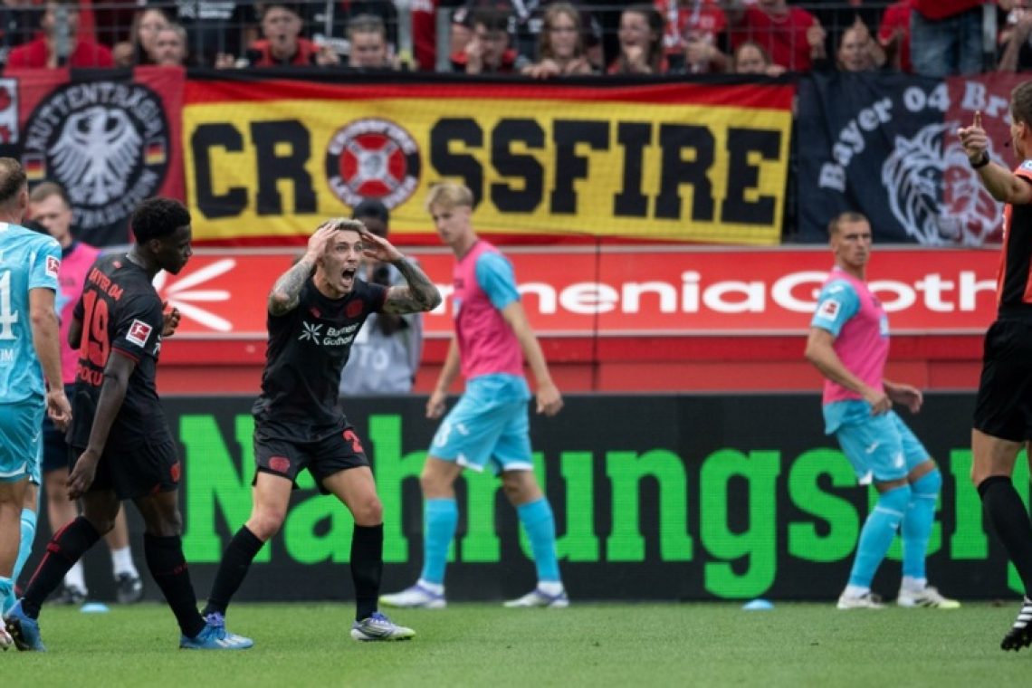 Leverkusen začel s porazom, visoka zmaga Eintrachta  