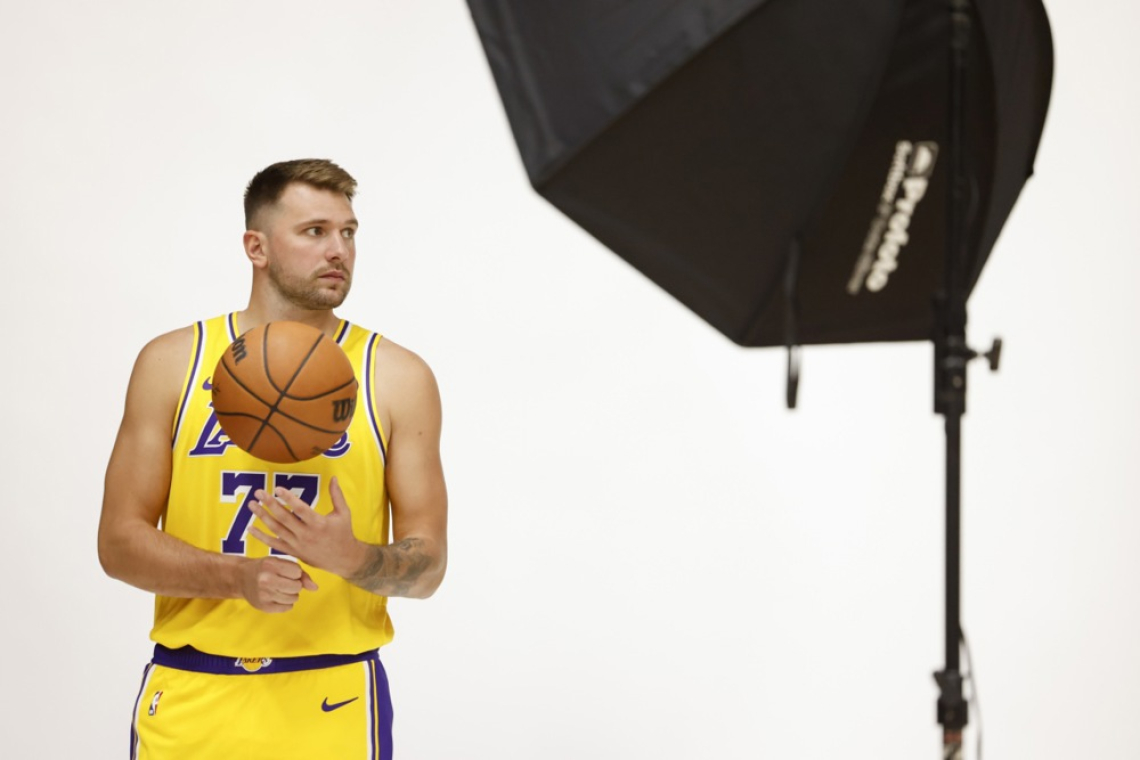 Luka Dončić in Anamaria Goltes pozdravila drugo hčerko