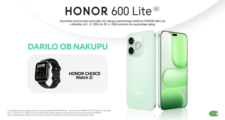 HONOR 600 Lite z baterijo za več dni uporabe